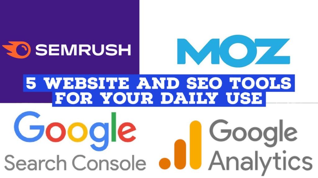 5 website and seo tools